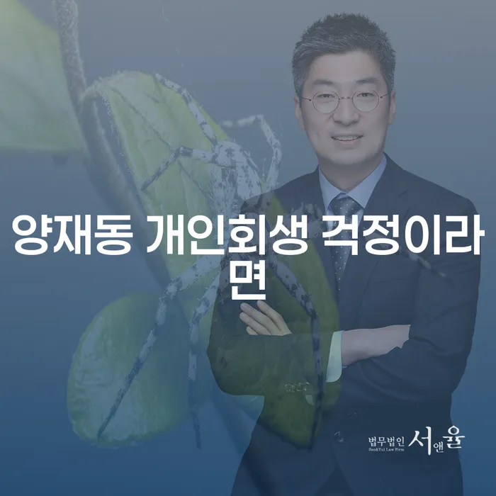 양재동 개인회생 걱정이라면