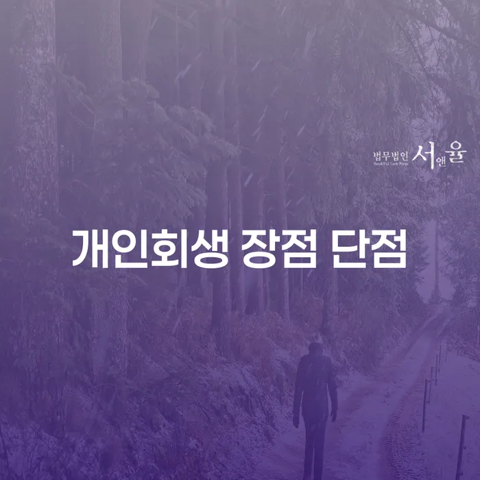 신정동 개인회생의 장점과 단점