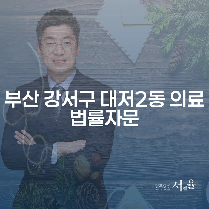 부산 강서구 대저2동에서 의료법률자문과 부채증명서 발급, 어떻게 준비해야 할까요?